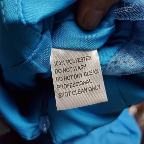 JJ's House A-line Princess V-neck Chiffon Ocean Blue Bridesmaid Party Dress New - Picture 15 of 15